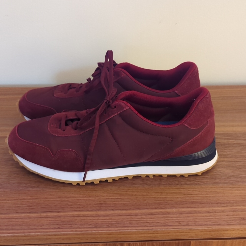 Greats Men's Burgundy "The Rosen" Sneakers Size 13